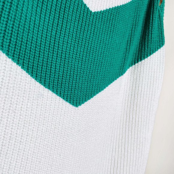 ⚡️SOLD⚡️ maje marina chevron cotton-wool knit sweater - size 2 - Picture 7 of 8